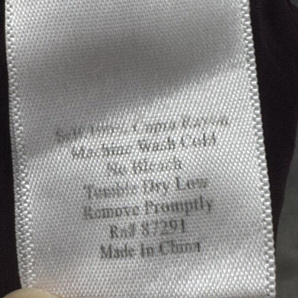 Johnny Was Top S Burgundy Floral Tunic Boho Embroidered V-Neck Long Sleeve - Picture 13 of 13